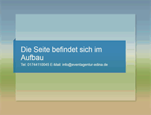 Tablet Screenshot of eventagentur-edina.de